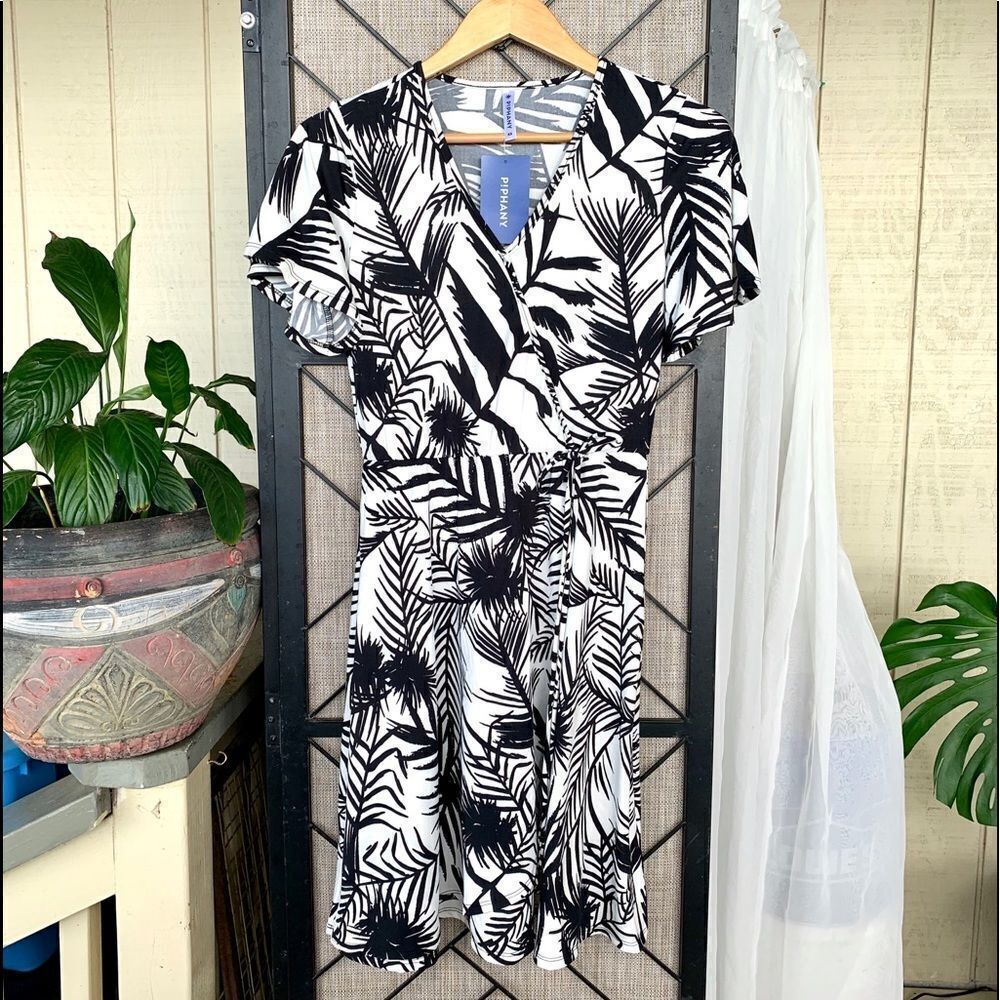 Piphany Tropical Santa Barbara Dress Small NWT